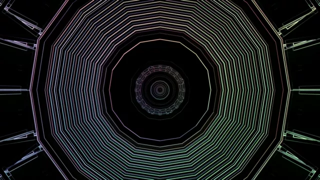 Neon Tünel Ekran Koruyucu 4K UHD 60fps VJLoops Canlı Duvar Kağıdı