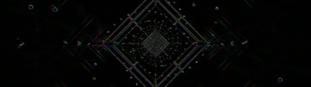 32:9 Ultrawide Neon Tunnel VJ Loop - Pulsating Diamond Grid 60fps Screensaver