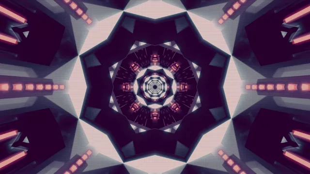 Neon Tunel Čuvar Ekrana 4K UHD 60fps VJ Loop PC Laptop