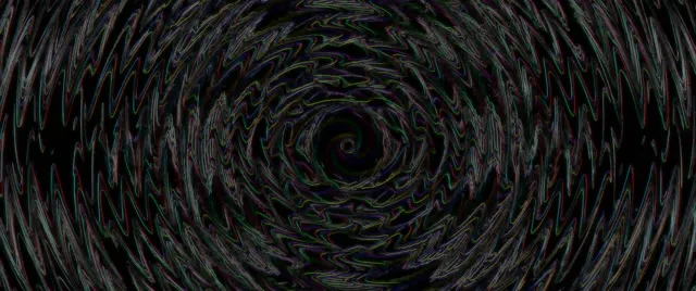 Neon Tunnel Spiraling Vortex VJ Loop 2.39:1 60fps Screensaver