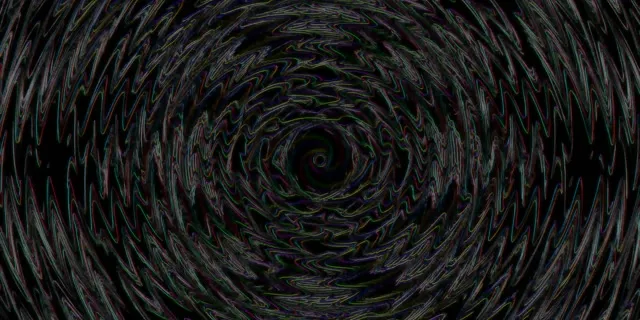 Hypnotic Neon Tunnel Spiral VJ Loop 60fps 2:1 Screensaver