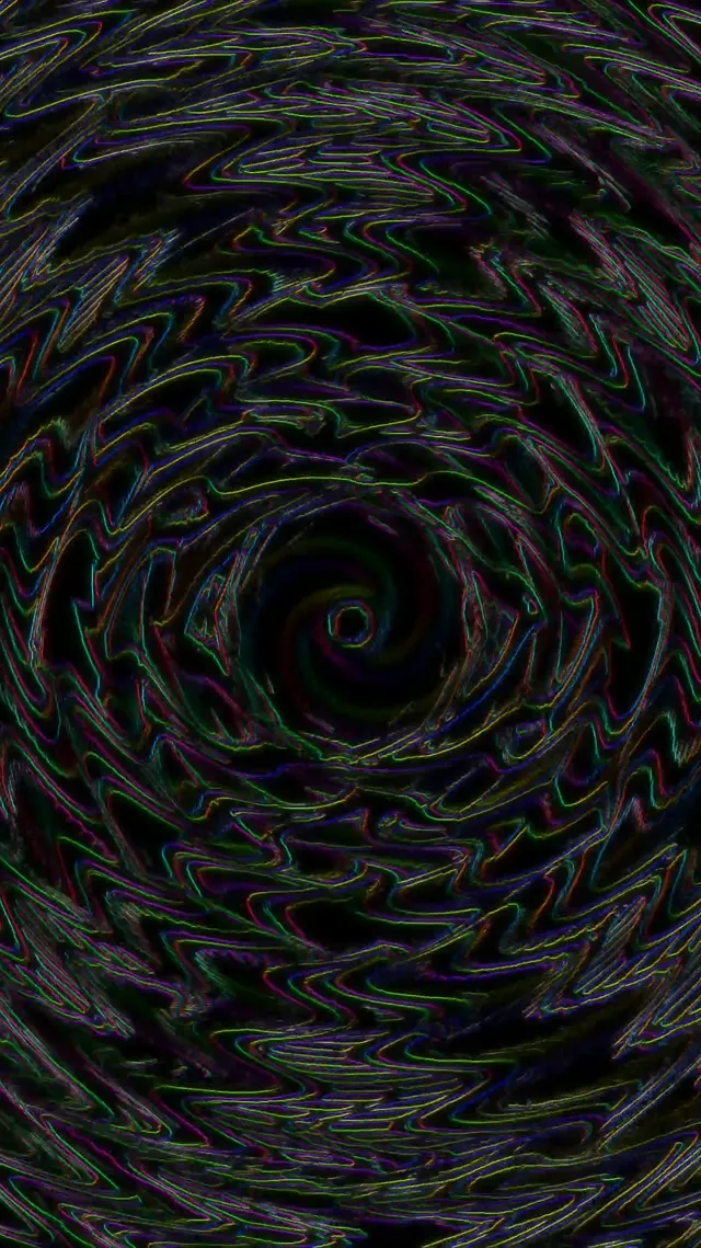Neon Tunnel Spiraling Vortex VJ Loop 9:16 Reels 60fps Screensaver