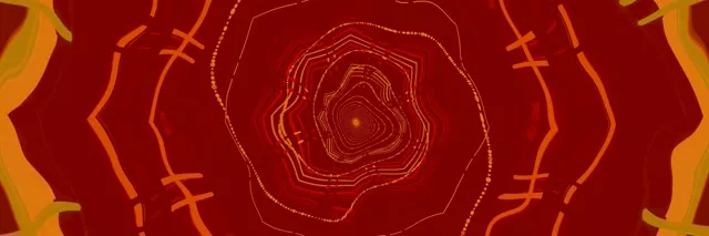 Neon Tunnel Oktagon Vortex VJLoop 3:1 Triple Wide 60fps Bildschirmschoner