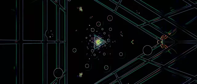 Neon Tunnel Screensaver 60fps 21:9 Ultrawide Green Circles VJ Loop PC