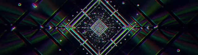 32:9 Ultrawide Neon Tunnel Diamond Vortex VJ Loop 60fps Screensaver