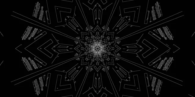 Neon Tunnel Kaleidoscope Burst | 2:1 Univisium 60fps Screensaver VJLoops