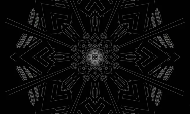 VJ Loop ネオンチューネルカレイドスコープバースト 5:3 Wide 60fps スクリーンセーバー