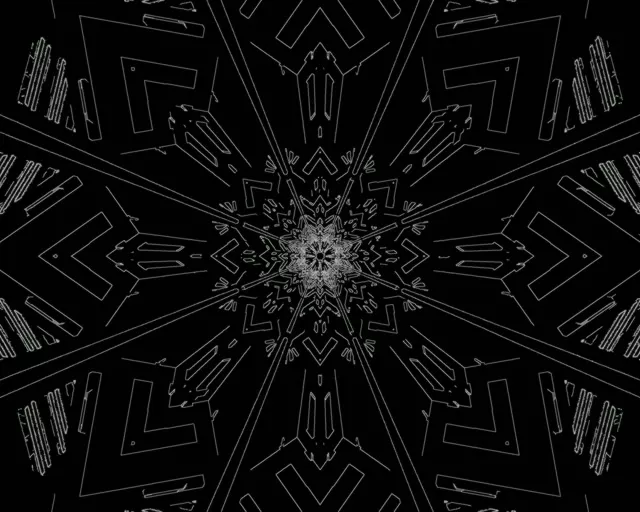 Caleidoscópio Túnel Neon 5:4 Industrial VJ Loop 60fps Screensaver