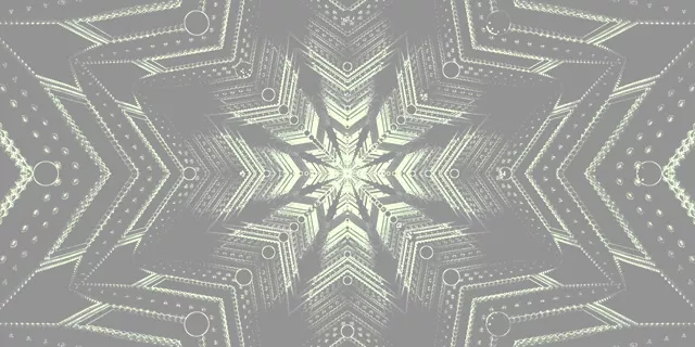 อุโมงค์นีออน เกล็ดหิมะเทา Screensaver 2:1 Univisium 60fps VJLoops