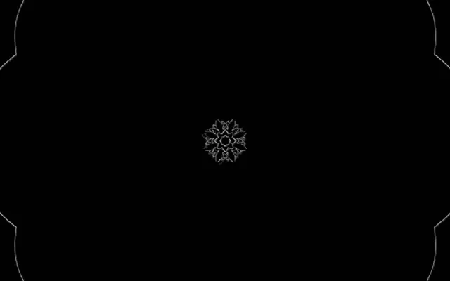 Neon Tunel Pahulja Mandala Vj Loop 16:10 Macbook 60fps Čuvar Ekrana