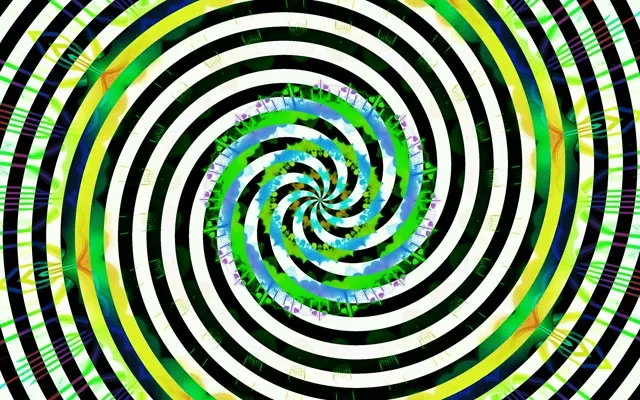 Neon Tunnel Spiraling Vortex VJ Loop 16:10 MacBook 60fps Screensaver