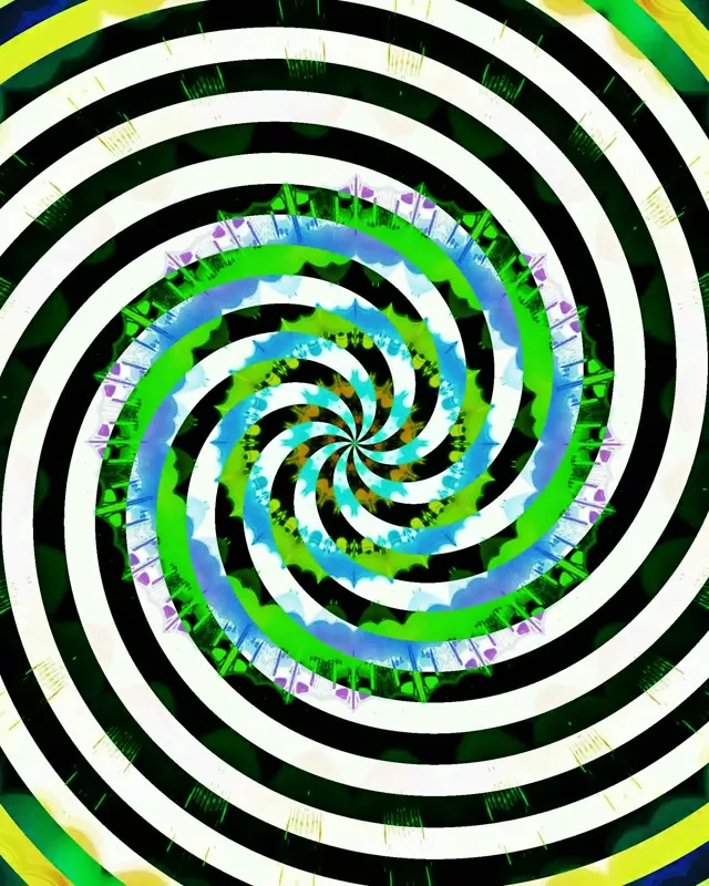 Spiraling Neon Tunnel Vortex | 4:5 Instagram 60fps Screensaver Loop