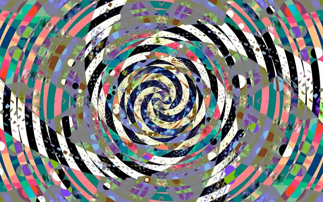 تونل نئونی مارپیچ گردباد VJ Loop 16:10 MacBook 60fps Screensaver