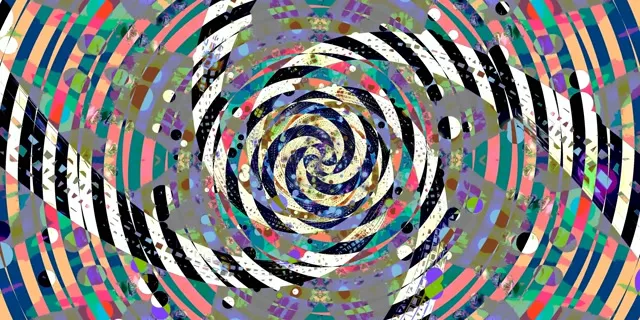 Neonový Tunel Spirála Vortex 2:1 Univisium 60fps Spořič VJ Loop