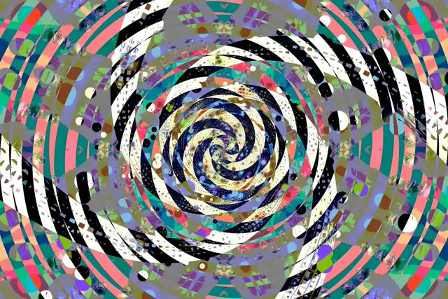 Túnel de Neón Vórtice Espiral Remolino VJLoops 3:2 Surface 60fps Salvapantallas