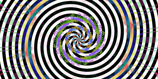 VJLoops Đường Hầm Neon Xoắn 2:1 Univisium 60fps Screensaver Hoạt Hình