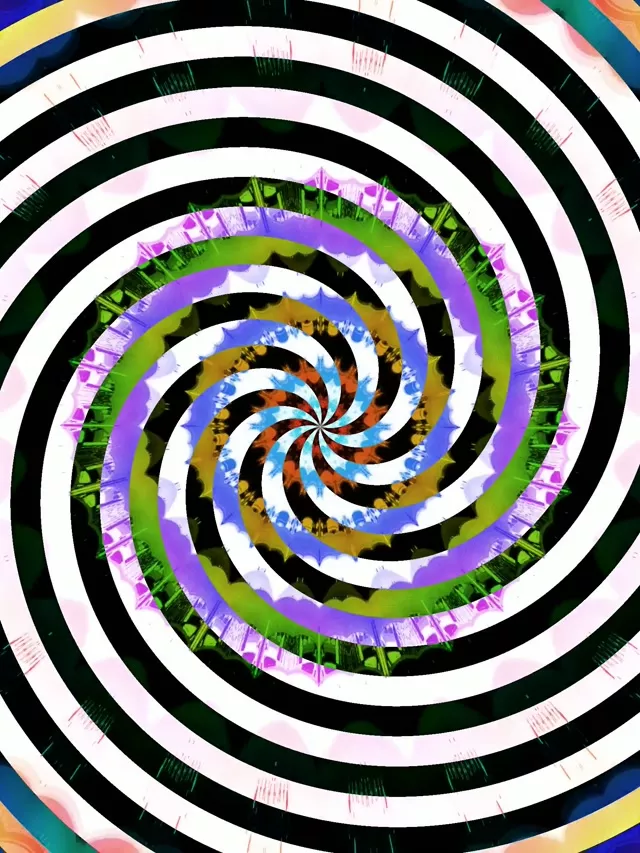 מנהרת ניאון Spiraling Vortex 3:4 iPad Portrait 60fps VJLoops Screensaver