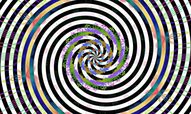 ネオンネルトラル螺旋ボルテックス 5:3 ワイド 60fps VJLoops スクリーンセーバー