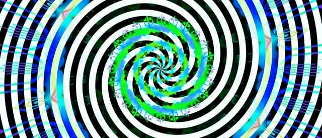 Spiraling Neon Tunnel Vortex | 21:9 Ultrawide 60fps Screensaver Loop