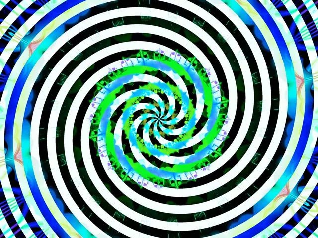 Neon Tunnel xoắn ốc VJ Loop 4:3 Classic 60fps Bảo vệ màn hình Chuyển động