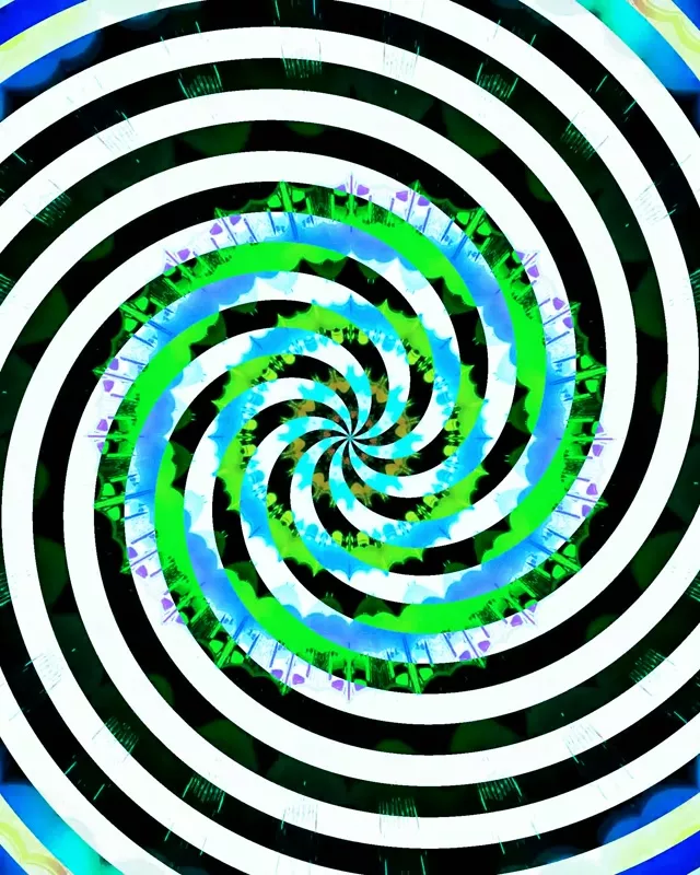 ネオン トンネル スパイラル ボルテックス ループ 4:5 Instagram 60fps VJLoops アニメーション スクリーンセーバー