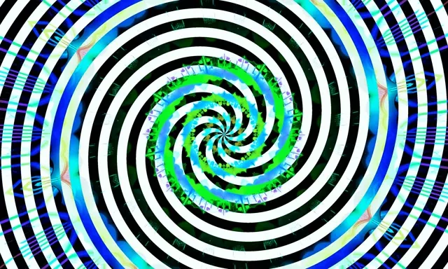 ネオンネルトラル螺旋ボルテックス 5:3 ワイド 60fps VJLoops スクリーンセーバー