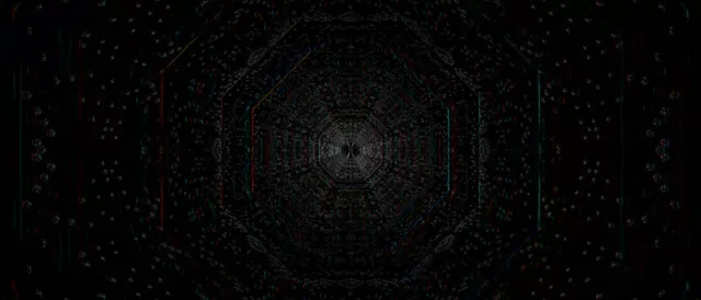 Neon Tunnel Spiraling Hexagon Vortex 21:9 Ultrawide 60fps VJ Loop Screensaver