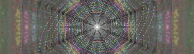 Neon Tunnel Spiraling Kaleidoscope Vortex 32:9 Ultrawide 60fps Screensaver Loop
