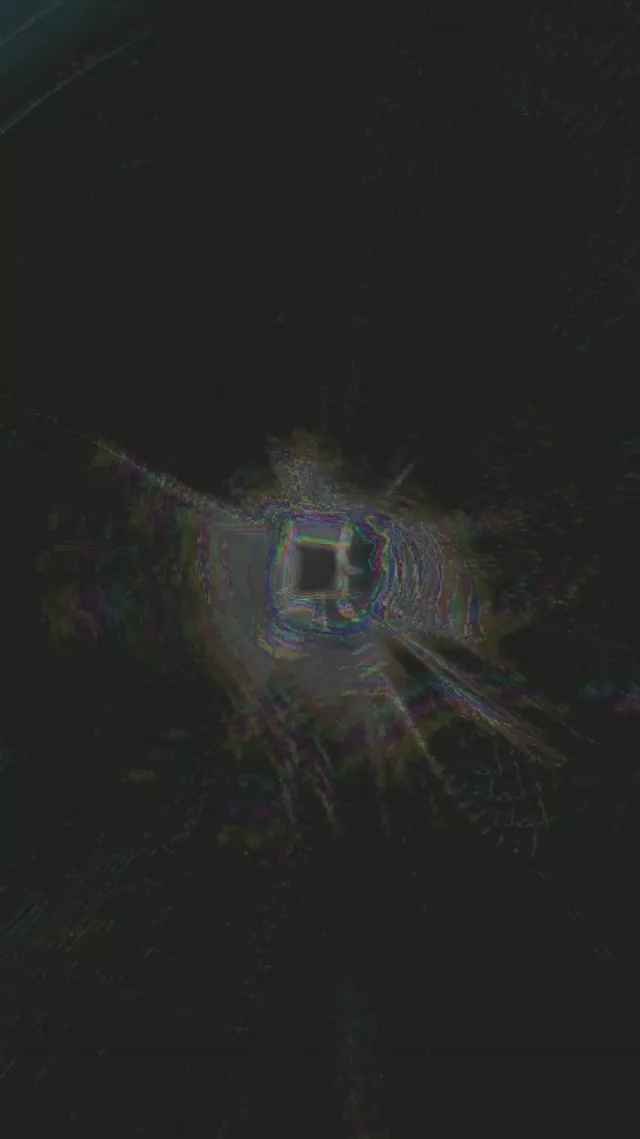 Neon Tunnel Spiraling Square Vortex 9:16 Reels 60fps Screensaver VJ Loop