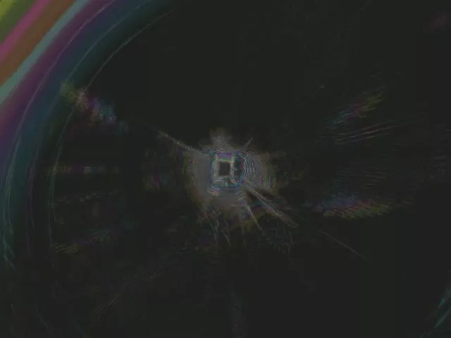 Neon Tunnel Spiraling Vortex 4:3 Classic 60fps VJ Loop Screensaver