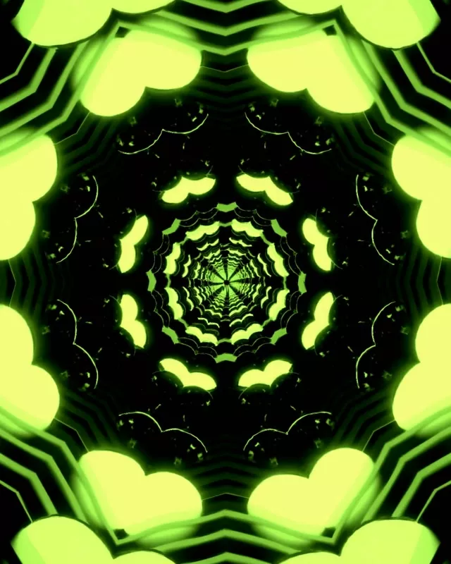 ネオンテンネルスパイラル渦 4:5 Instagram 60fps VJLoops スクリーンセーバー