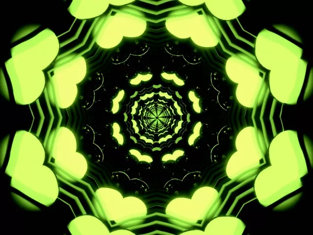 Loop Vortex Terowongan Neon Spiral 4:3 Klasik 60fps VJLoops Animasi Screensaver