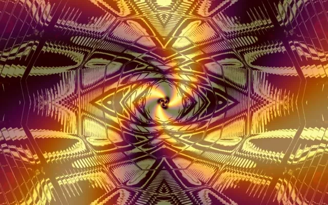 Neon Tunnel Spiraling Vortex VJ Loop 16:10 MacBook 60fps Screensaver