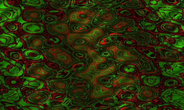 Neon Tunnel Swirling Green Red Circles VJ Loop 5:3 Wide 60fps Screensaver