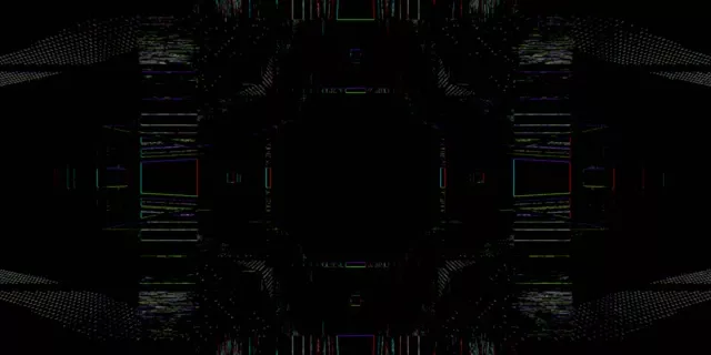 Neon Tunnel Symmetrical Grid Vortex 2:1 Univisium 60fps Screensaver VJ Loop