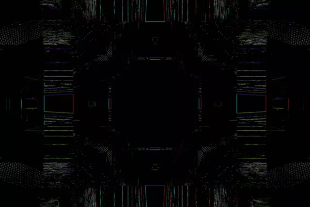 Neon Tunnel Symmetrical Grid Vortex 3:2 Surface 60fps Screensaver VJ Loop