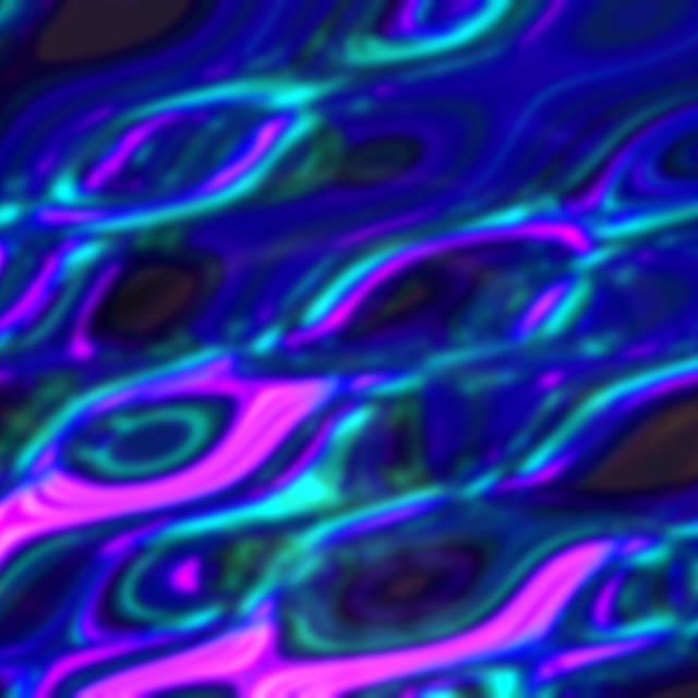 Neon Tunnel VJ Loop 1:1 Square 60fps Screensaver Cyan Magenta Waves