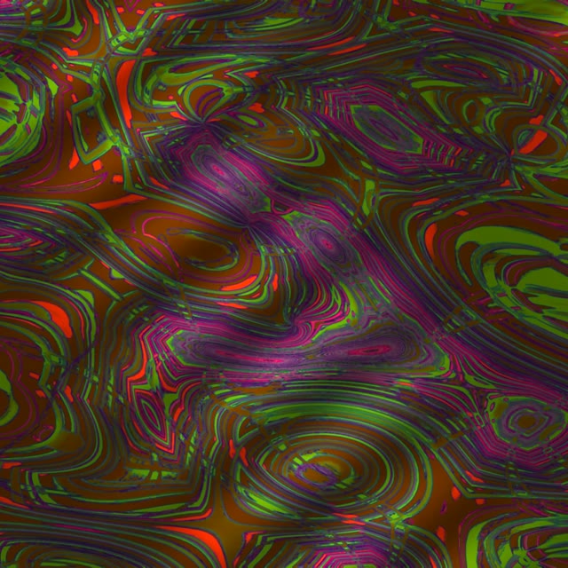 Neon Tunnel VJ Loop 1:1 Square 60fps Screensaver Psychedelic Swirls