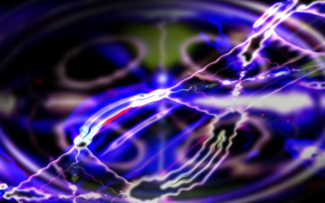 Neon Tunnel VJ Loop 16:10 Macbook 60fps Screensaver Purple Lightning