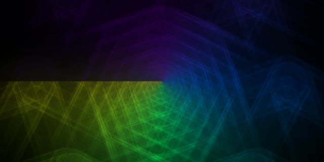 Neon Tunnel VJLoops 2:1 Univisium 60fps Green Blue Motion Screensaver