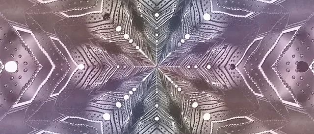 Neon Tunnel VJ Loop 21:9 Ultrawide Pulsating Diamond Kaleidoscope 60fps Screensaver