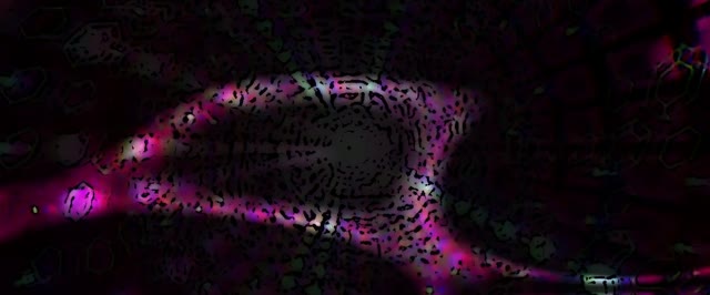 Neon Tunnel VJ Loop 2.39:1 Cinemascope 60fps Purple Pink Screensaver Motion