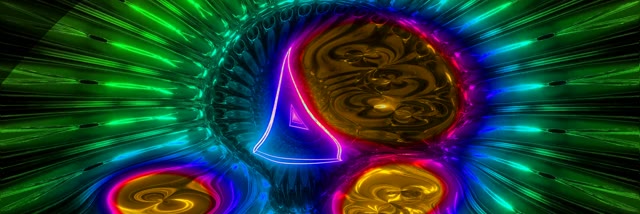 Neon Tunnel VJ Loop 3:1 Ultrawide 60fps Screensaver Psychedelic Motion Background