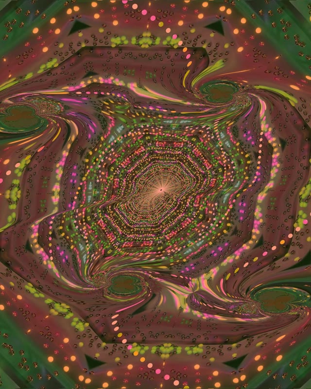 Neon Tunnel VJ Loop 4:5 Instagram 60fps Screensaver Geometric Spiral Motion