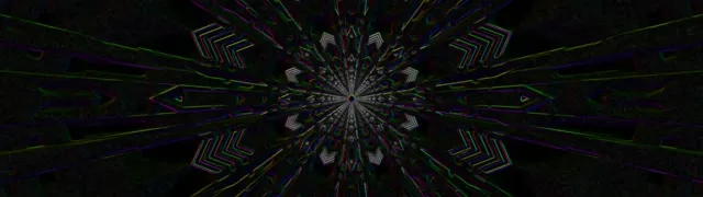Neon Tunnel Kaleidoscope Vortex | 32:9 Ultrawide 60fps Screensaver Loop