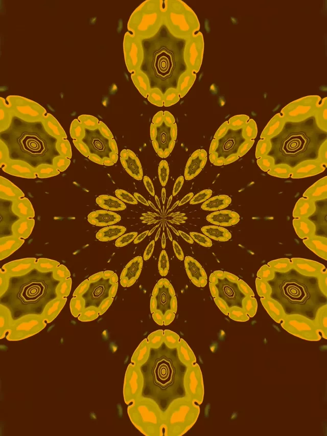 Neon Tunnel Fractal Kaleidoscope Burst VJ Loop 3:4 iPad Portrait 60fps Screensaver