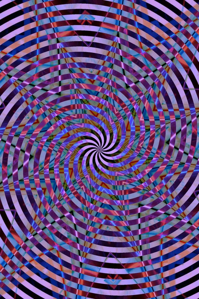 Tuneli Neon Vortex Spiralizues Loop 9:16 60fps VJ Animation Screensaver