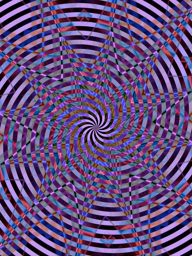 מנהרת ניאון Spiraling Vortex 3:4 iPad Portrait 60fps VJLoops Screensaver