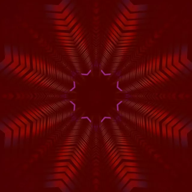 Neon Tunnel Chevron Vortex | 1:1 Vierkant 60fps Screensaver VJ Loop