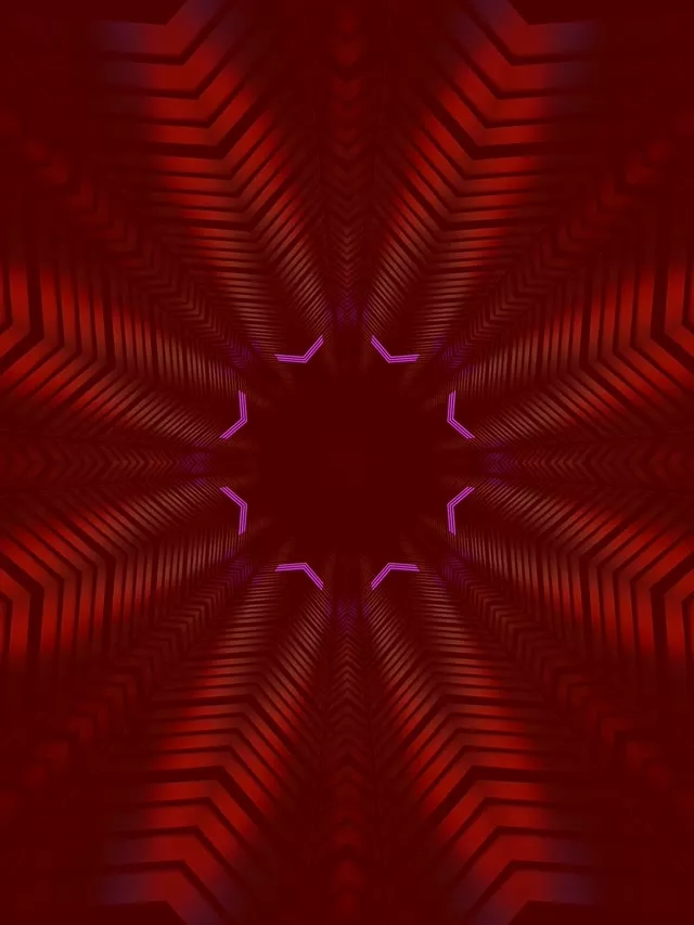 Neon Tunnel Chevron Vortex 3:4 iPad Portrait 60fps VJLoops Screensaver